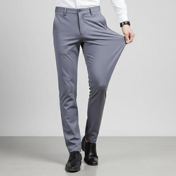 Klasyczne męskie spodnie ze stretchem – wygodne spodnie biznesowe i casual