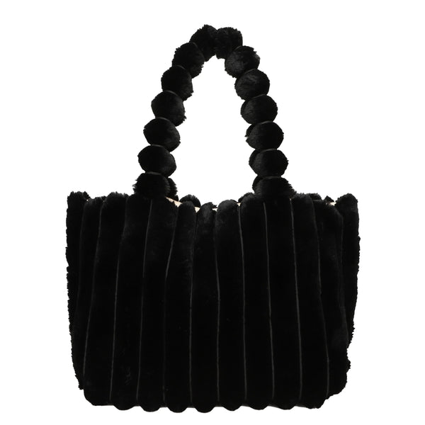 Duża pluszowa torebka na ramię dla kobiet - stylowa i pojemna