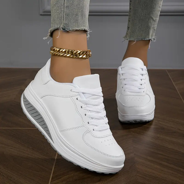 Damskie Sneakersy Na Platformie Ortopedycznej