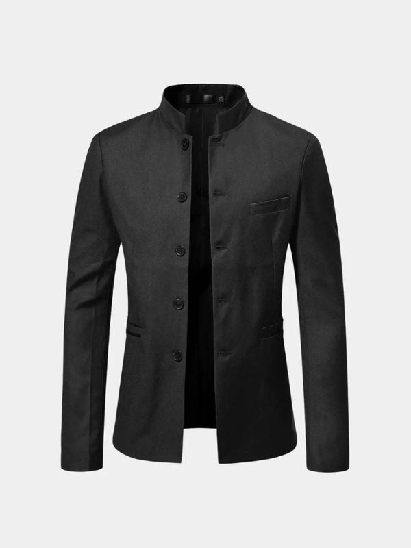 Elegancka Kurtka Ze Stójką Dla Mężczyzn