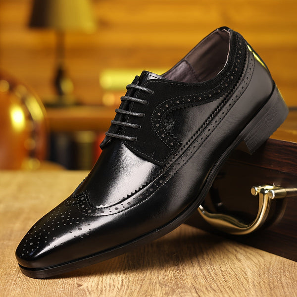 Klasyczne Buty Oxford Z Zdobieniami Brogue