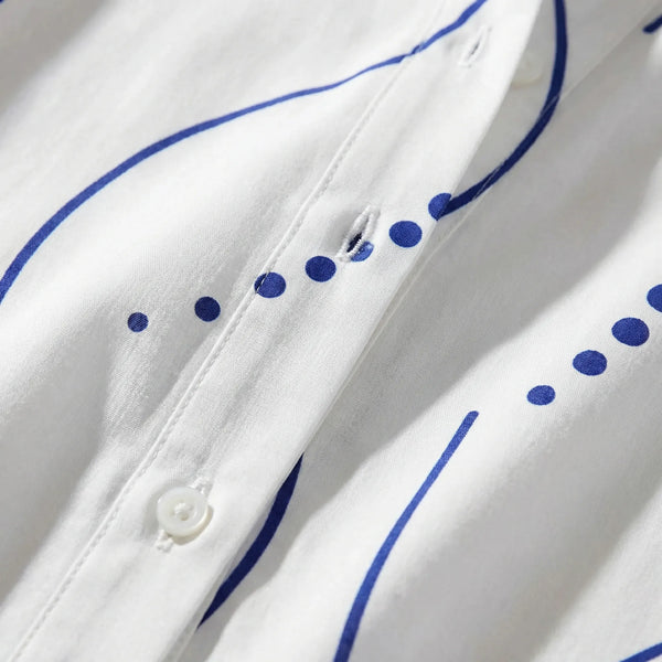 Sukienka Koszulowa Z Graficznym Wzorem