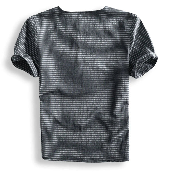 BelmontStripe | Pasiasty bawełniany t-shirt