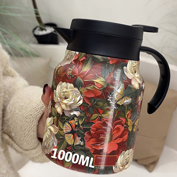 ThermaBloom | Stalowy dzbanek termiczny z sitkiem