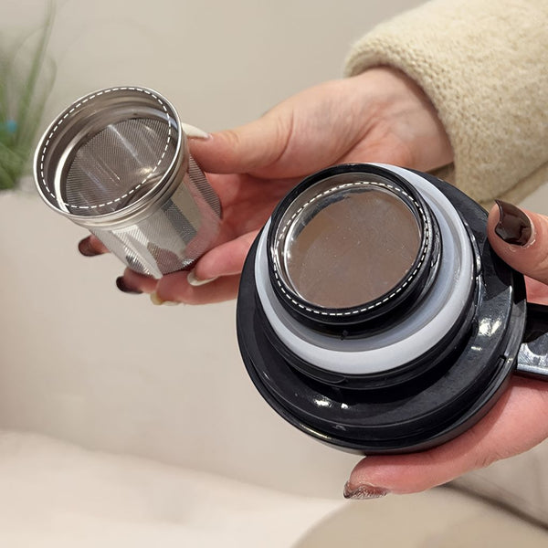 ThermaBloom | Stalowy dzbanek termiczny z sitkiem