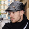Skórzany beret retro | Styl vintage z nutą elegancji