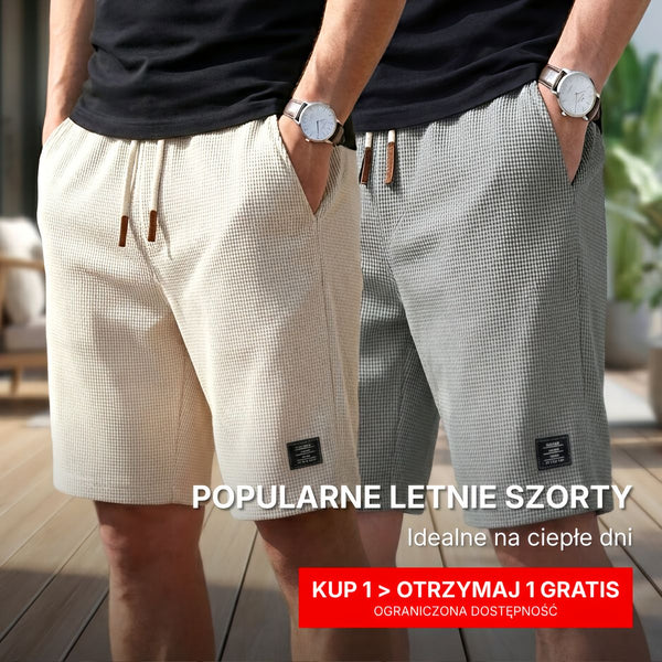 Casualowe Spodenki Męskie Z Elastycznym Pasem
