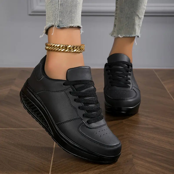 Damskie Sneakersy Na Platformie Ortopedycznej
