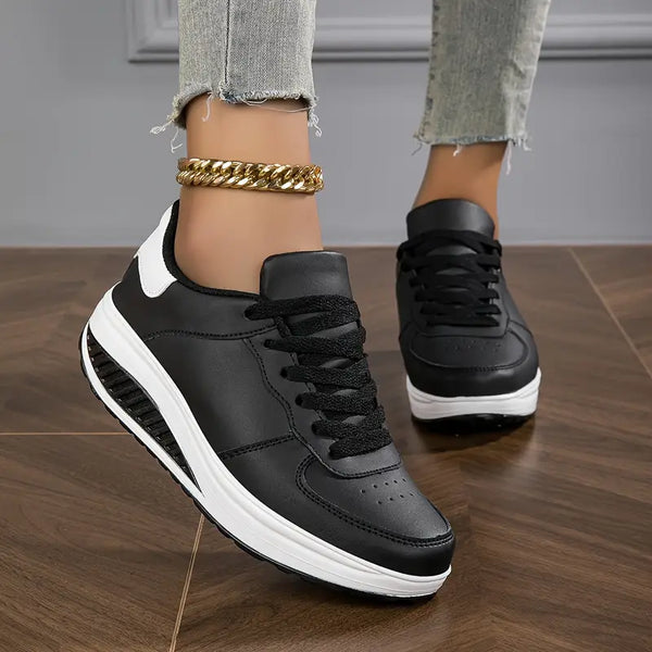 Damskie Sneakersy Na Platformie Ortopedycznej
