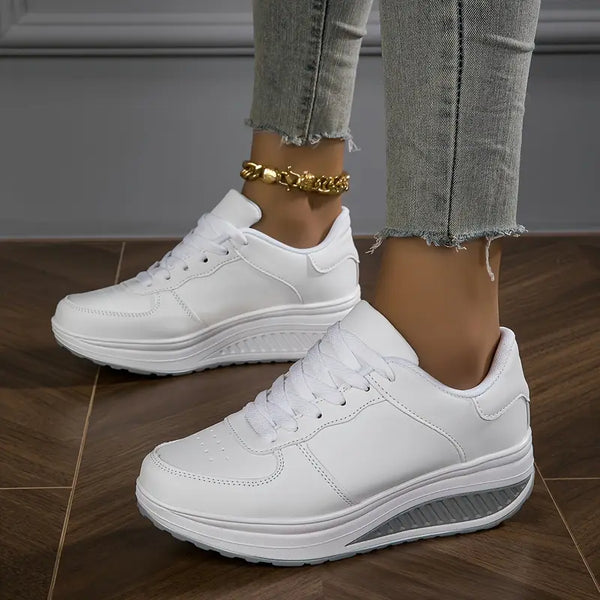 Damskie Sneakersy Na Platformie Ortopedycznej