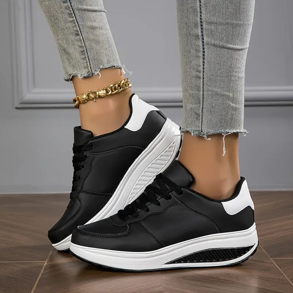 Damskie Sneakersy Na Platformie Ortopedycznej