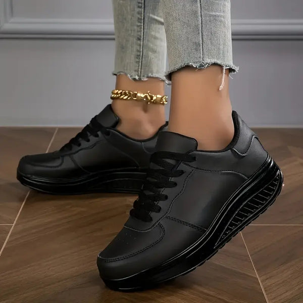 Damskie Sneakersy Na Platformie Ortopedycznej