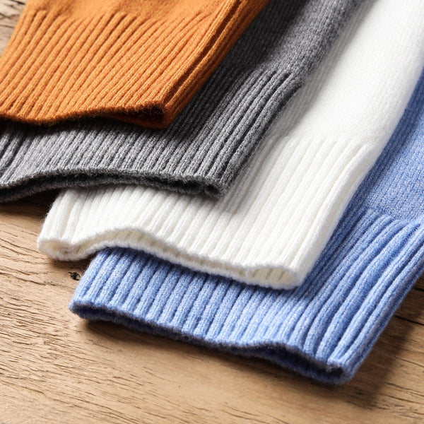 Męski sweter z golfem | Klasyczny sweter z wysokim kołnierzem