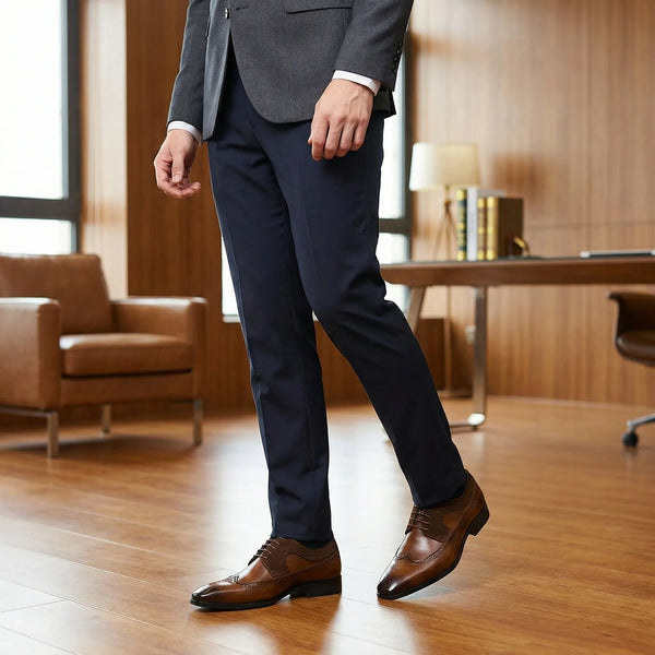 Klasyczne Buty Oxford Z Zdobieniami Brogue