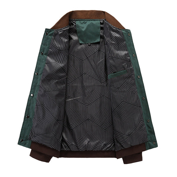 Lekka Kurtka Bomber Z Militarnymi Detalami