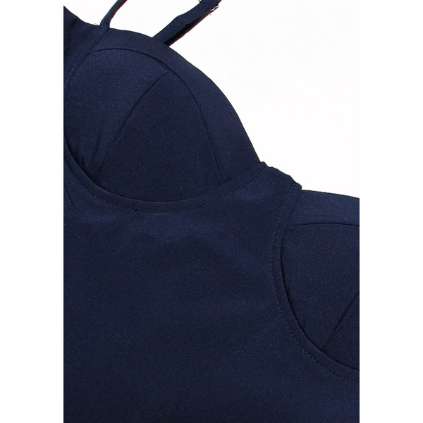 Letnia Sukienka Midi Na Ramiączkach