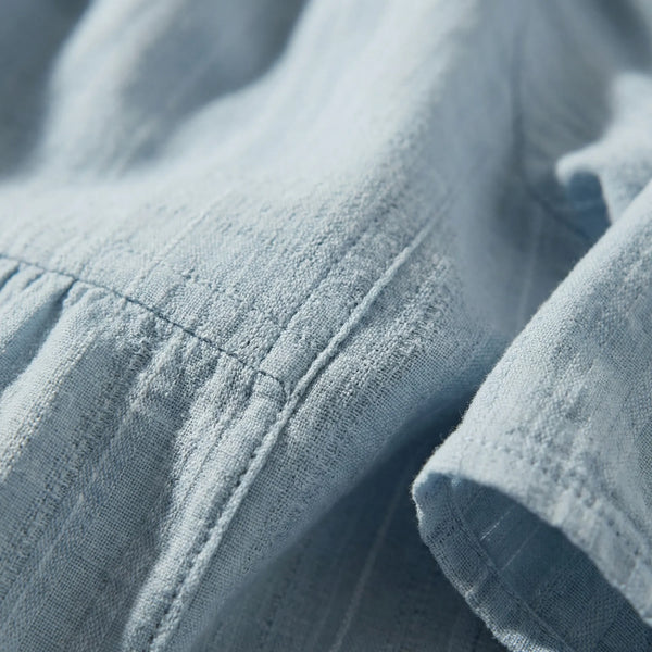 Luźna Sukienka Tunikowa Midi Z Dekoltem V