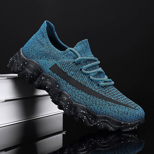 Oddychające Sneakersy Z Dzianinową Cholewką