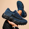 Oddychające Sneakersy Z Dzianinową Cholewką