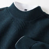 Sweter Z Fakturowanym Splotem I Golfem