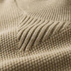 Sweter Z Fakturowanym Splotem I Golfem