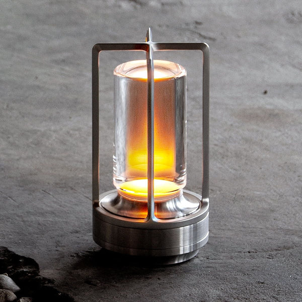 LumiRetro Glow | Bezprzewodowa, ładowalna lampa stołowa do nastrojowego oświetlenia