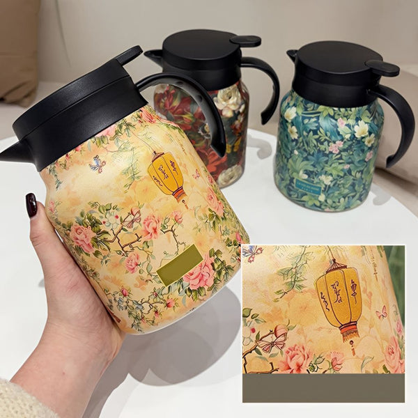 ThermaBloom | Stalowy dzbanek termiczny z sitkiem